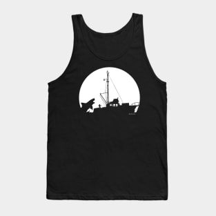 Jaws, shark, Orca, Tank Top